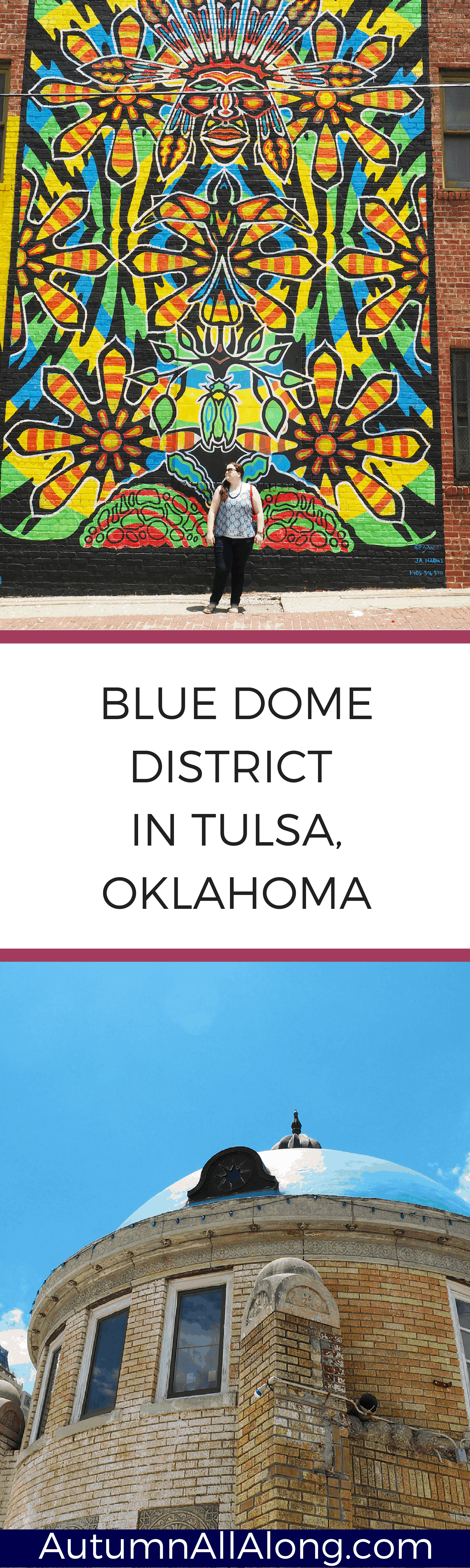 We spent about 24 hours in Tulsa, Oklahoma and now I totally want to go back. The Blue Dome District centers around a route 66 land mark and is a beautiful historic district in Tulsa. We also learned that midwest nice is totally a real thing while visiting! | via Autumn All Along