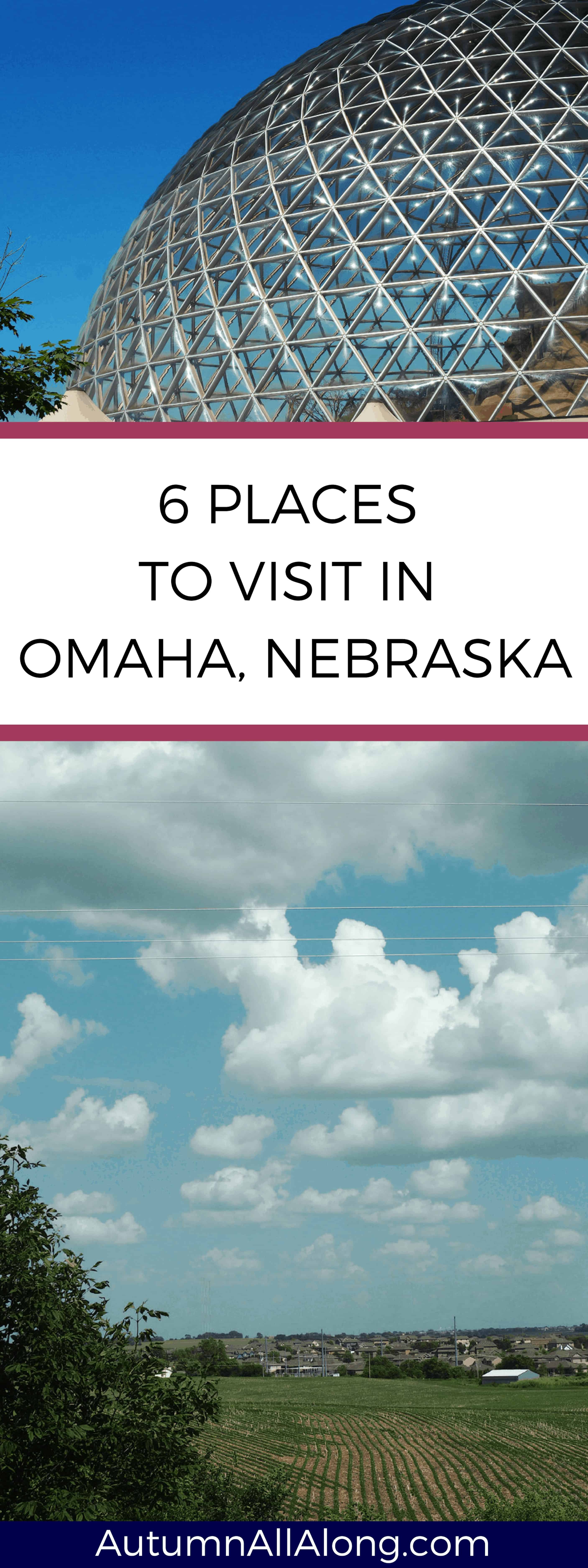 In our 15 state road trip, we found 6 places to visit in Omaha, Nebraska from food to places to visit. | via Autumn All Along
