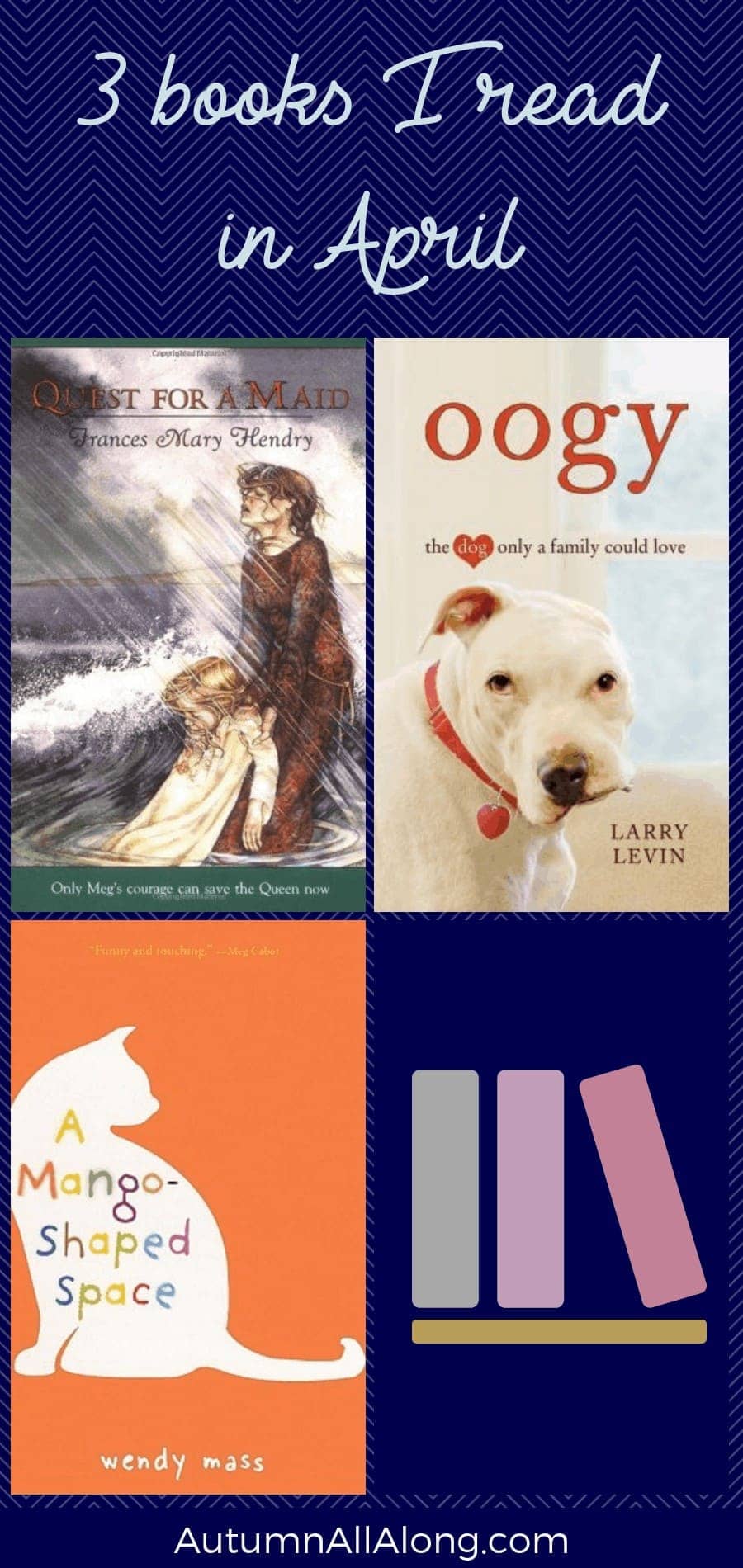 These are the books I read in April. Reviews on: Oogy, A Mango Shaped Space, and Quest for a Maid. | via Autumn All Along