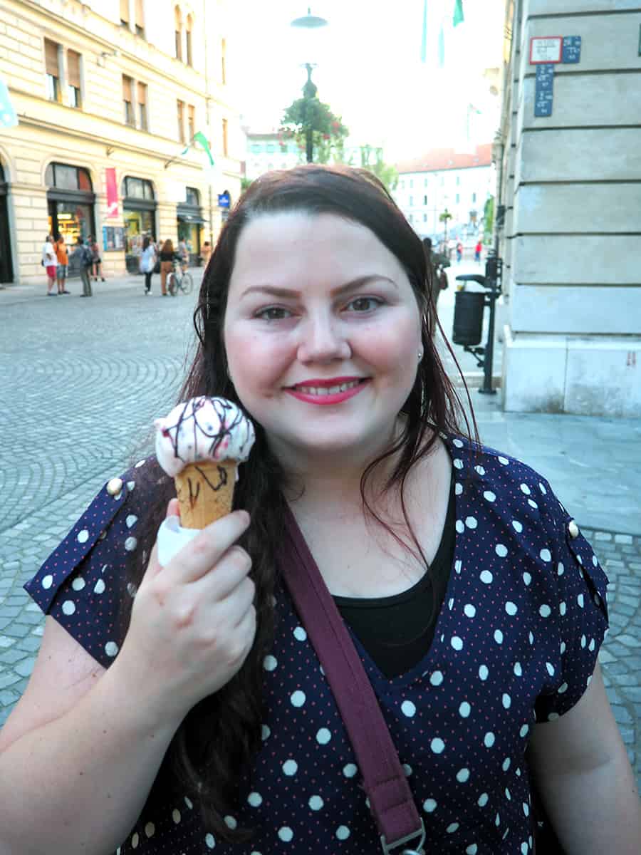 An all time favorite of mine from our visit to Europe: gelato in Slovenia! | via Autumn All Along