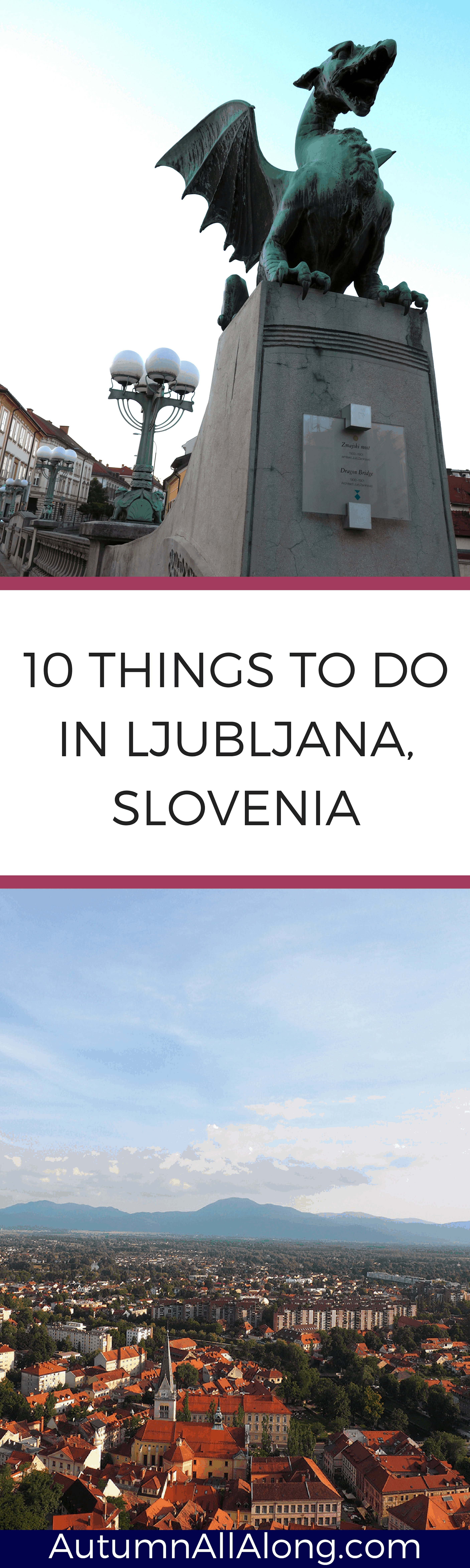 Out of all of the places we've traveled, we found Ljubljana, Slovenia to be our favorite. Here is our 48 hour guide to hotels, restaurants, and activities to do around Slovenia's capitol. | via Autumn All Along
