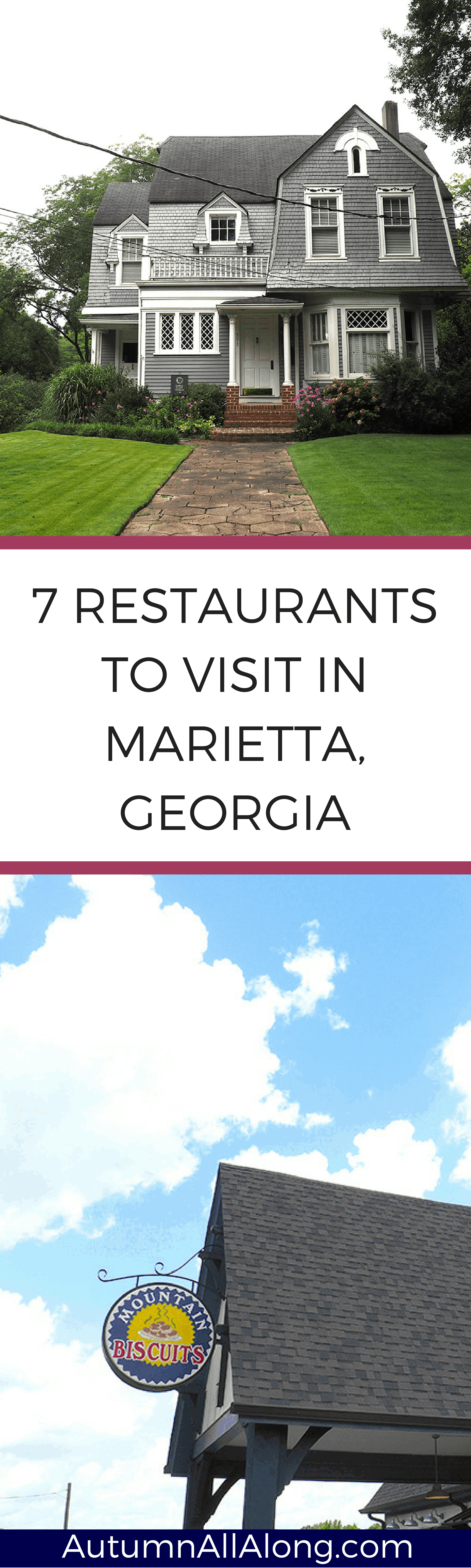 After living in Marietta, Georgia for 5 years, these are my 7 restaurants that I could visit over and over again. | via Autumn All Along