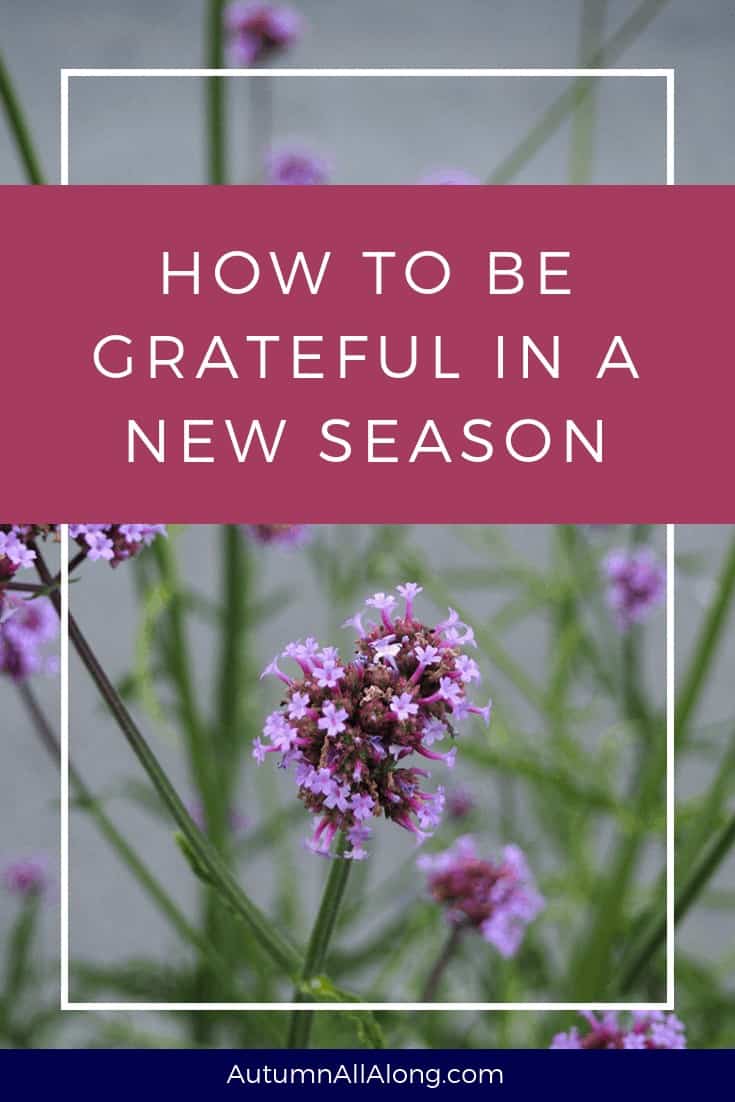 how to be grateful in a new season | via Autumn All Along