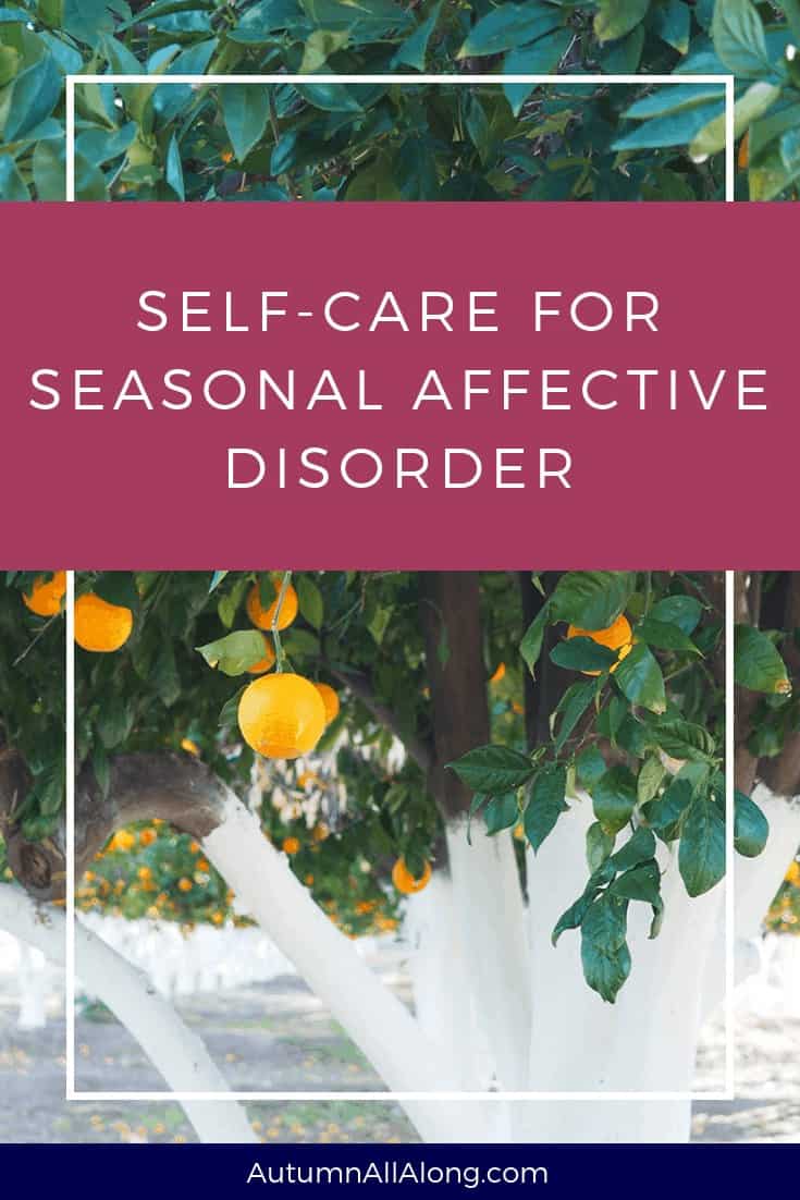 Seasonal Affective Disorder impacts so many people every year. These are great suggestions for self-care for Seasonal Affective Disorder for you to use now. | via Autumn All Along