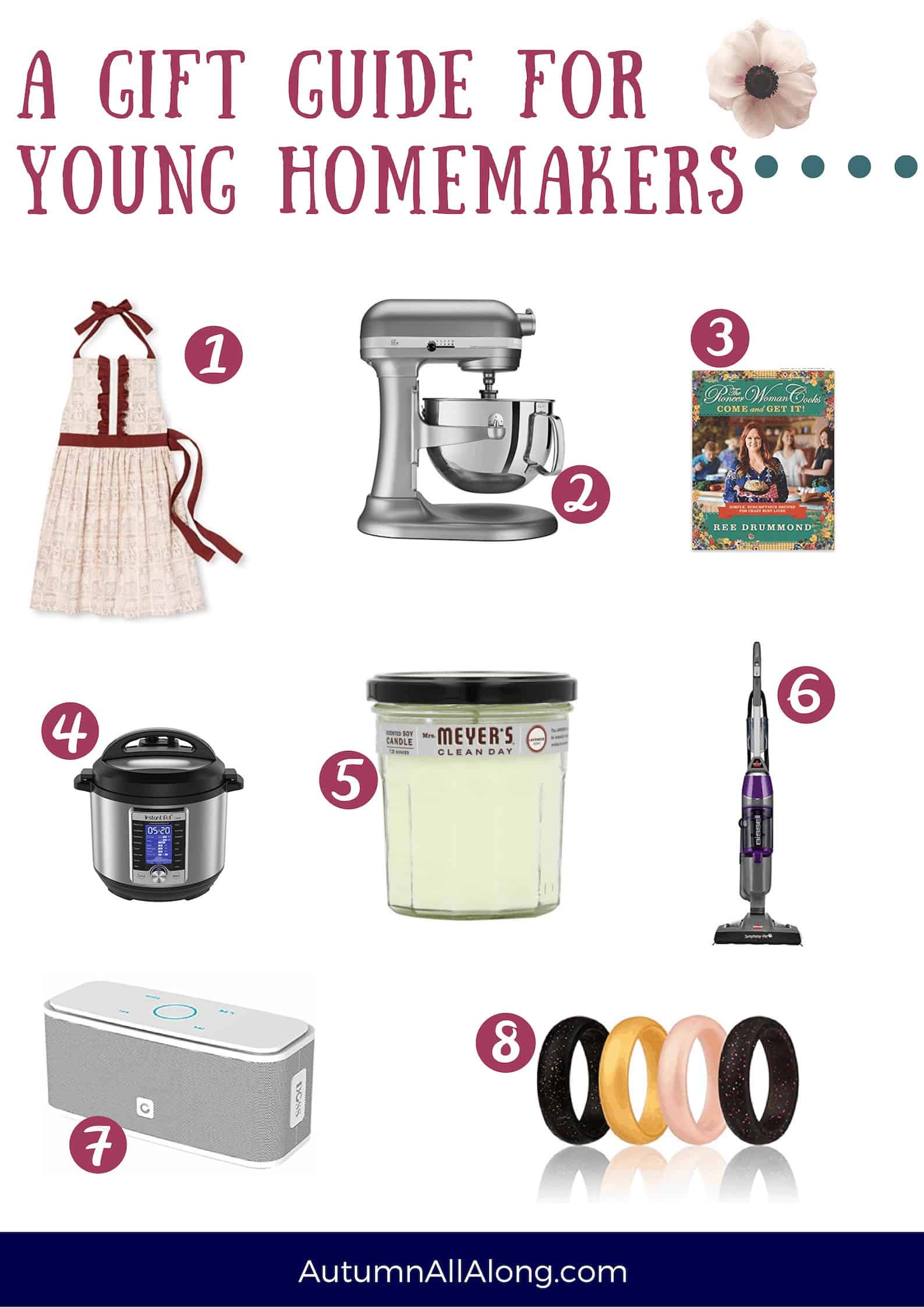 a gift guide for young homemakers | via Autumn All Along