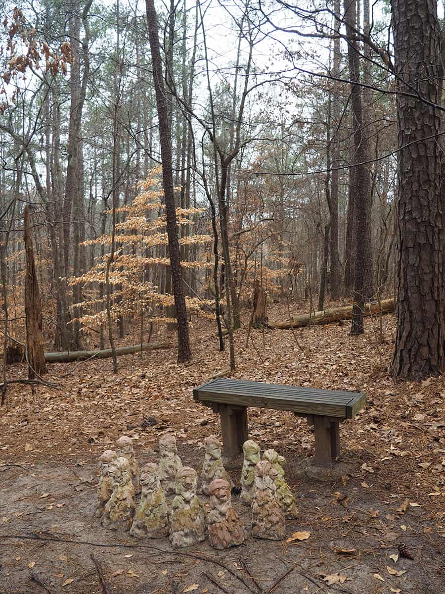 Autrey Mill monkey massacre memorial trail in Georgia | via Autumn All Along
