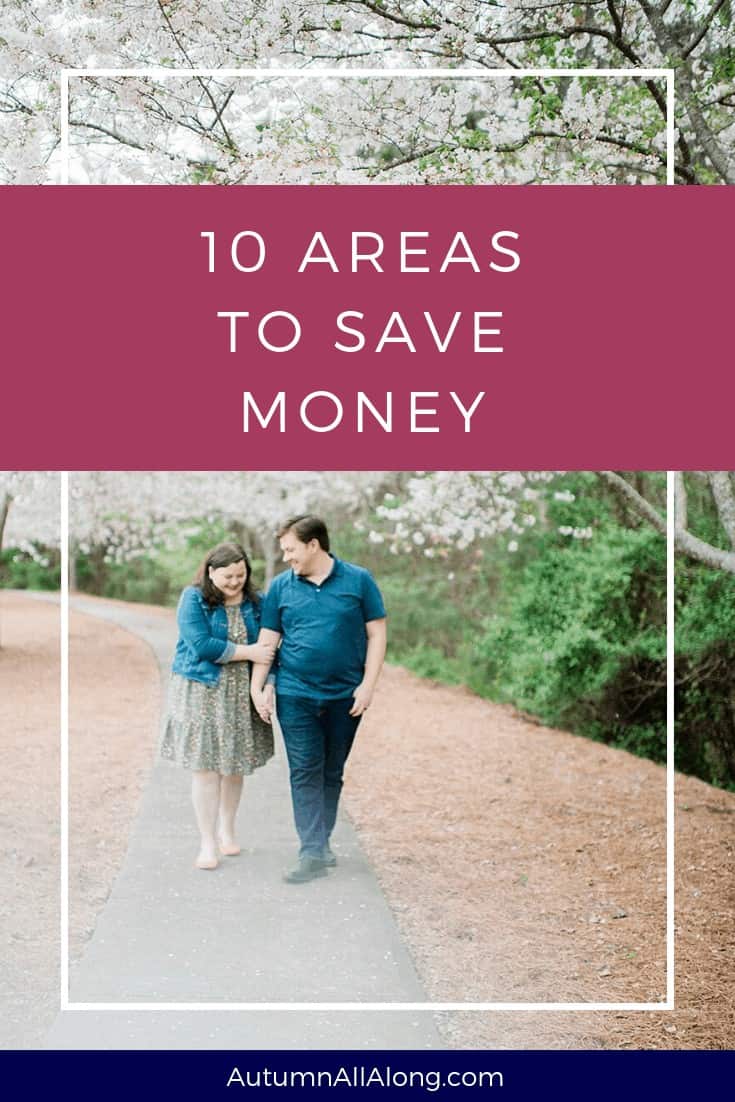 Areas where we save money | via Autumn All Along