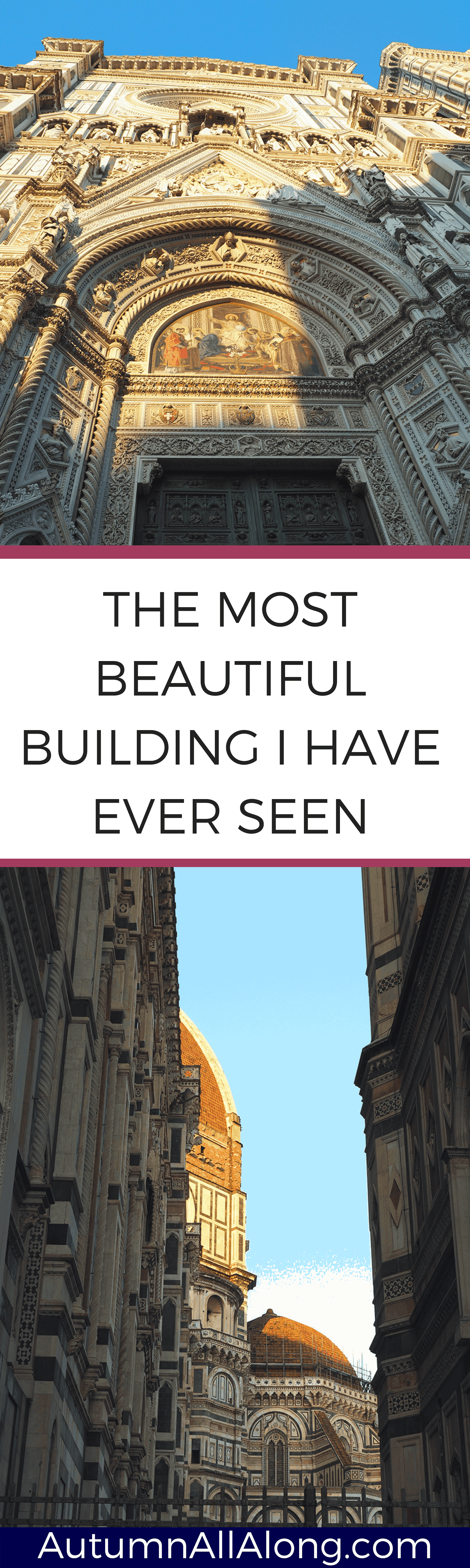 5 things to see in Florence, Italy + the most beautiful building I have ever seen. | via Autumn All Along