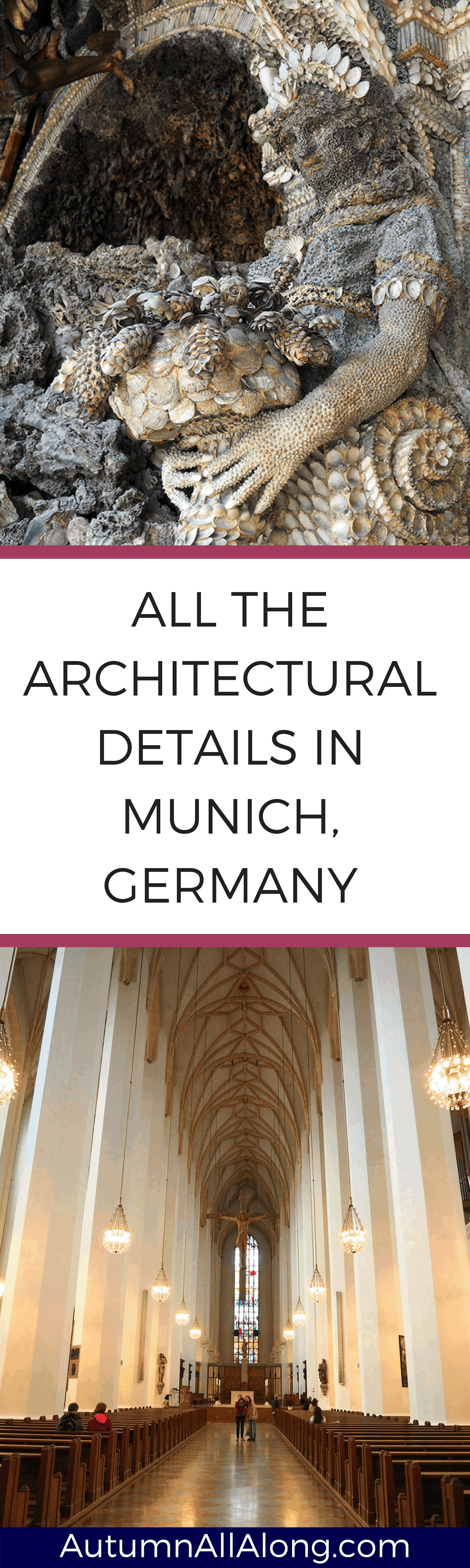 Exploring Munich, Germany showed us how many beautiful architectural details there are in Bavaria! | via Autumn All Along