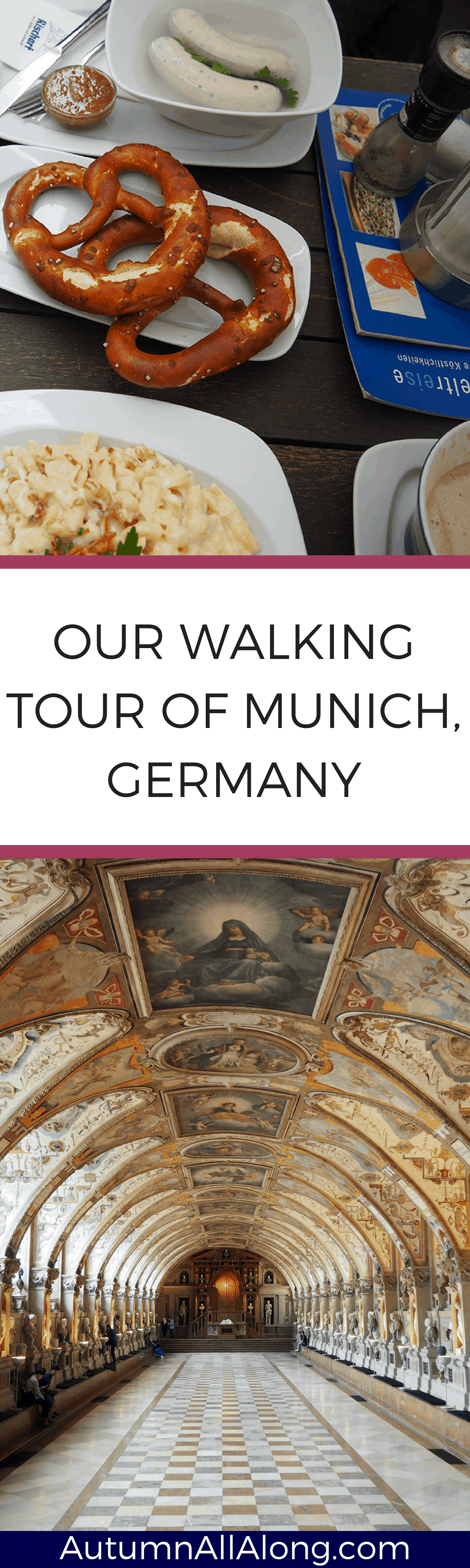 Exploring Munich, Germany by foot is incredibly easy! These are the places you can visit with a short amount of time. | via Autumn All Along