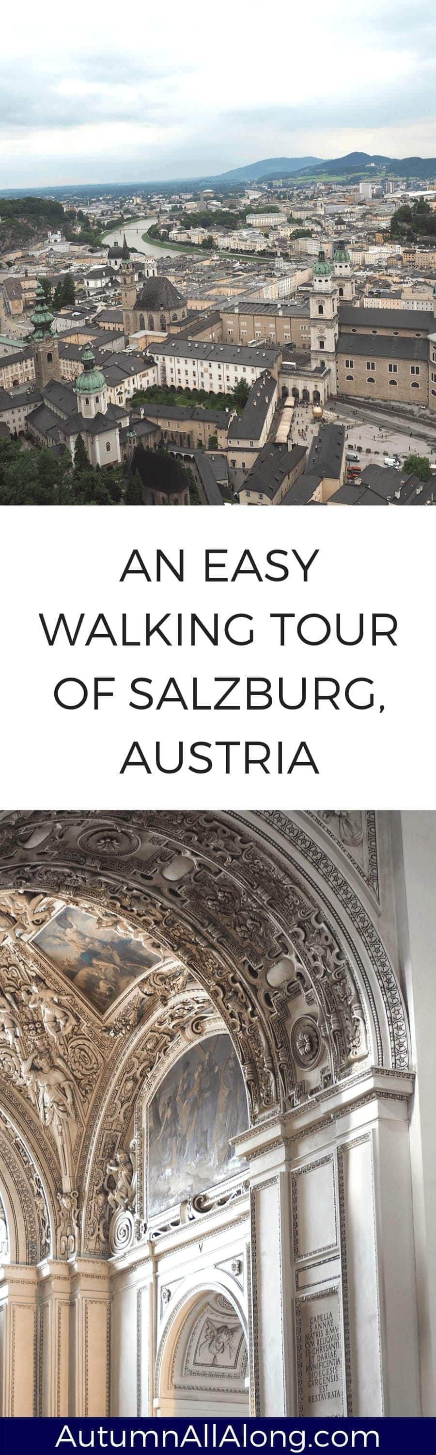 Our self-guided walking tour of Salzburg with our favorite details of our trip to Salzburg, Austria. | via Autumn All Along