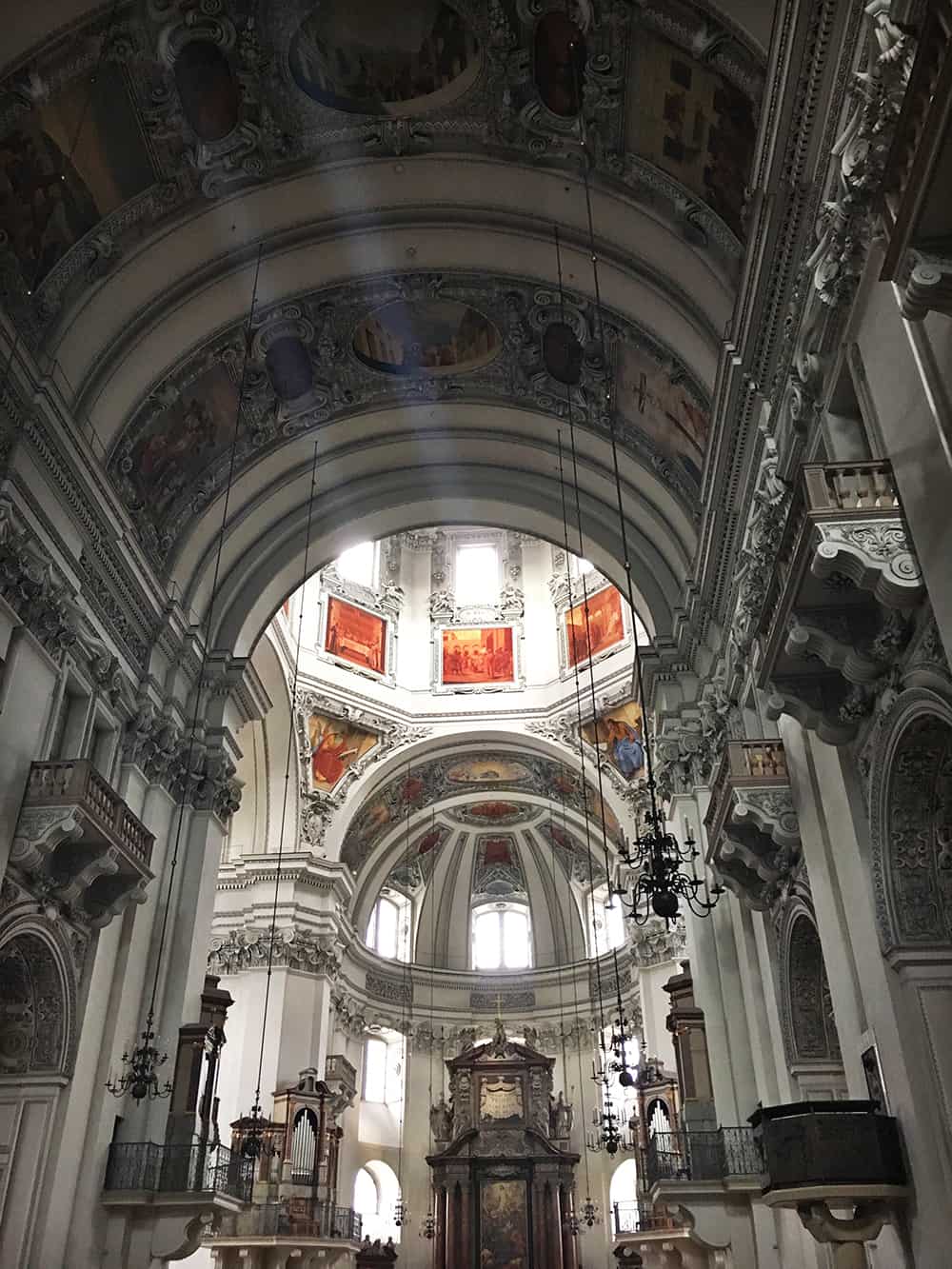 On our self-made walking tour of we visited the Salzburg Cathedral in Salzburg, Austria. | via Autumn All Along