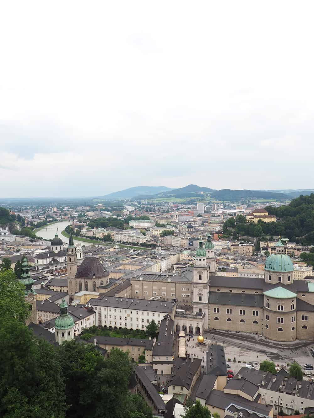 The view from Fortress Hohensalzburg in Salburg, Austra | via Autumn All Along