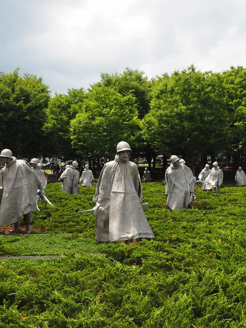 The Korean War memorial in Washington DC| where we have visited in DC + our DC bucket list for the future | via Autumn All Along