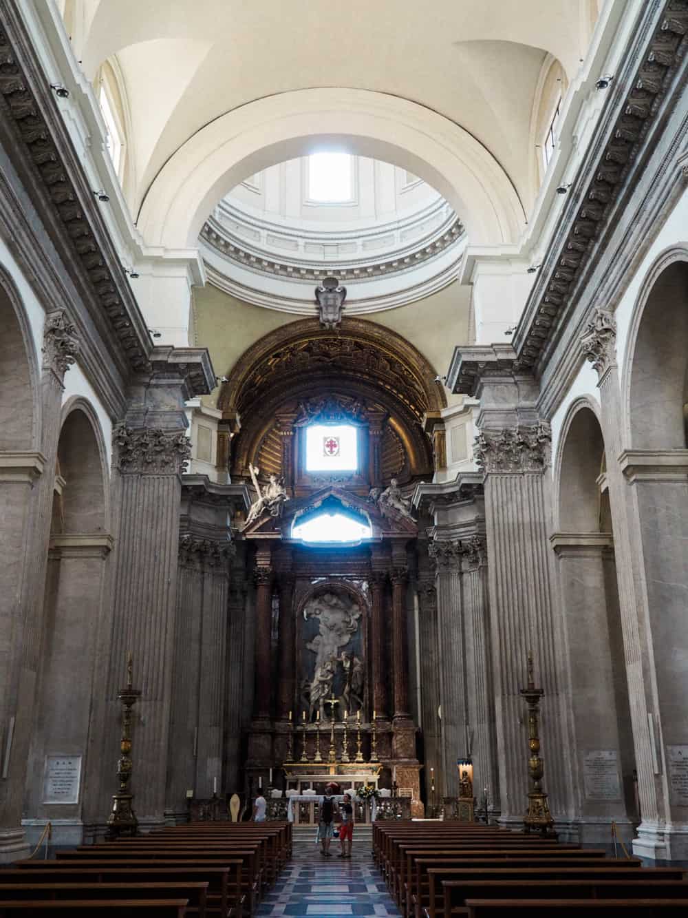 San Giovanni dei Fiorentini church is the national church of Florence in Rome dedicated to John the Baptist. The church's groundbreaking began in the 1500s, but was not finished until 1700s. | via Autumn All Along