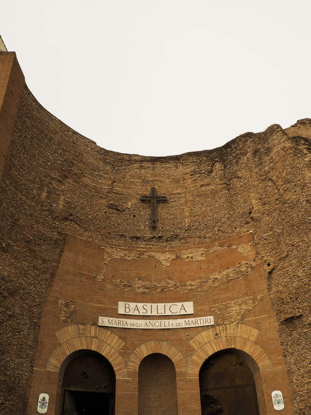 The Basilica of St. Mary of the Angels and the Martyrs was built inside the ruined Roman baths that formerly occupied the plaza in Rome, Italy. The church was constructed in the 16th century. A main feature of the basilica is the meridian line within the church.  | via Autumn All Along