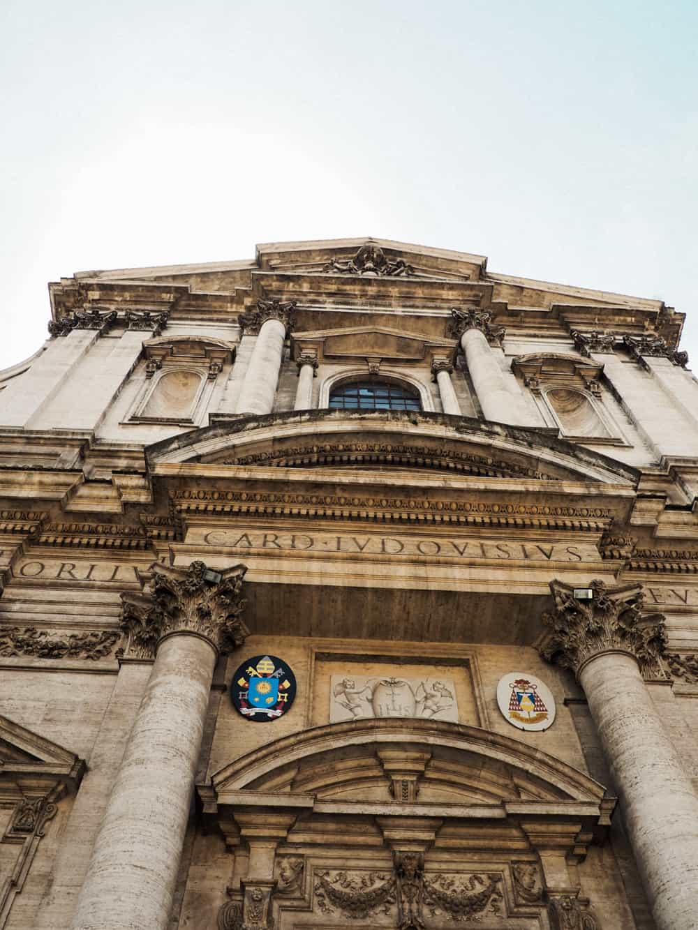 The Church of St. Ignatius of Loyola at Campus Martius in Rome, Italy is a baroque church that had its groundbreaking in 1626 and was completed in 1650.  | via Autumn All Along