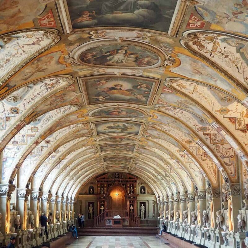 The Munich Residenz in Germany has 10 court yards and 130 rooms open to the public. Opening in the 1300s, it is still available for tour even showing damage from World War 2. | via Autumn All Along